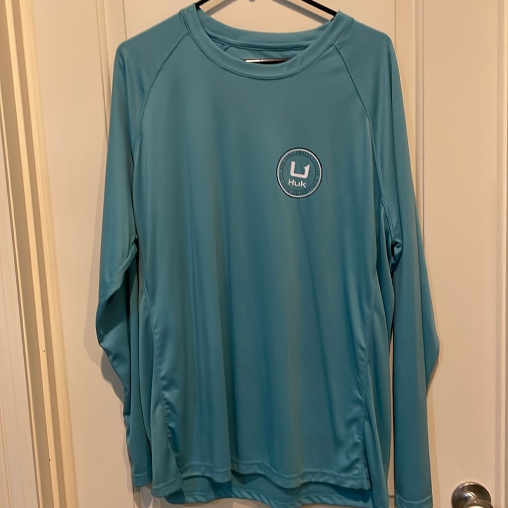 HUK Men's Pursuit Vented Long Sleeve, Performance Fishing Shirt, size XL